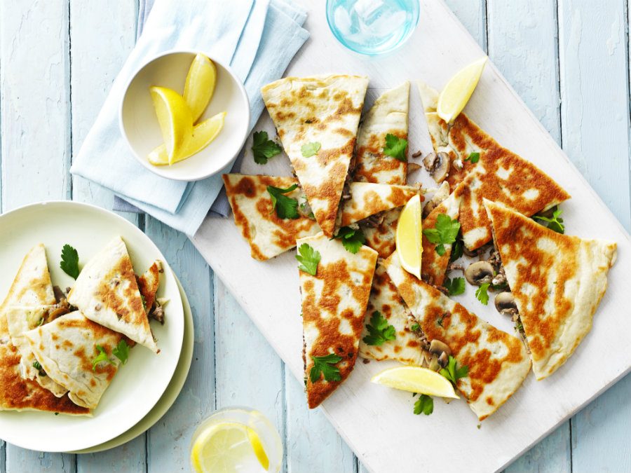 Mushroom, Lamb & Feta Gozleme
