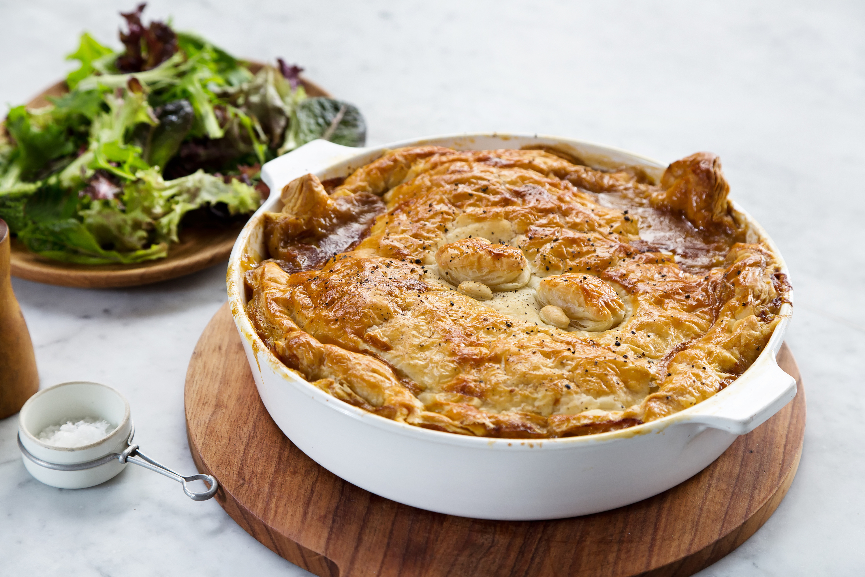Funguy Chicken Pie | Australian Mushrooms
