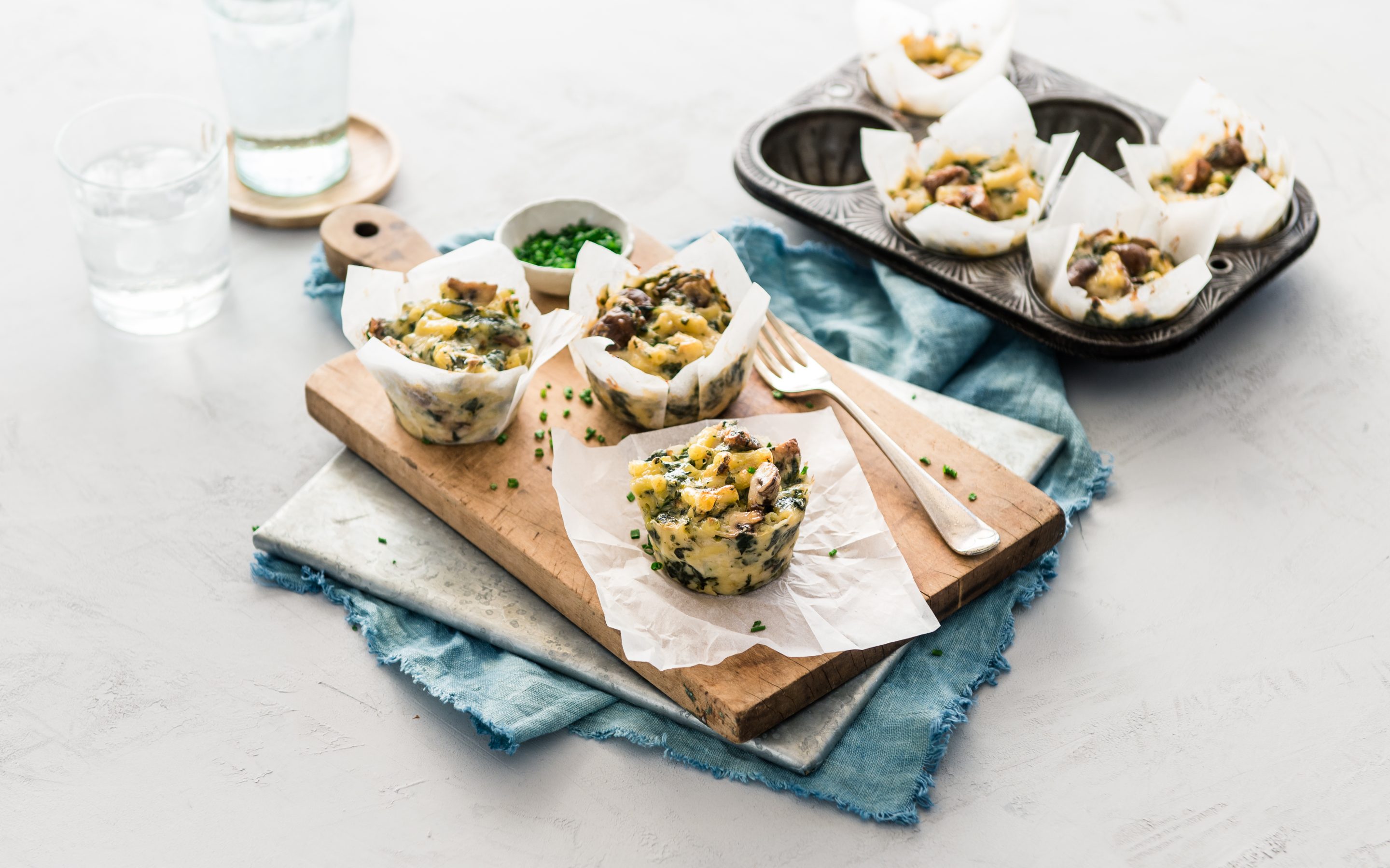 Mushroomroni ‘n’ Cheese Muffins | Australian Mushrooms
