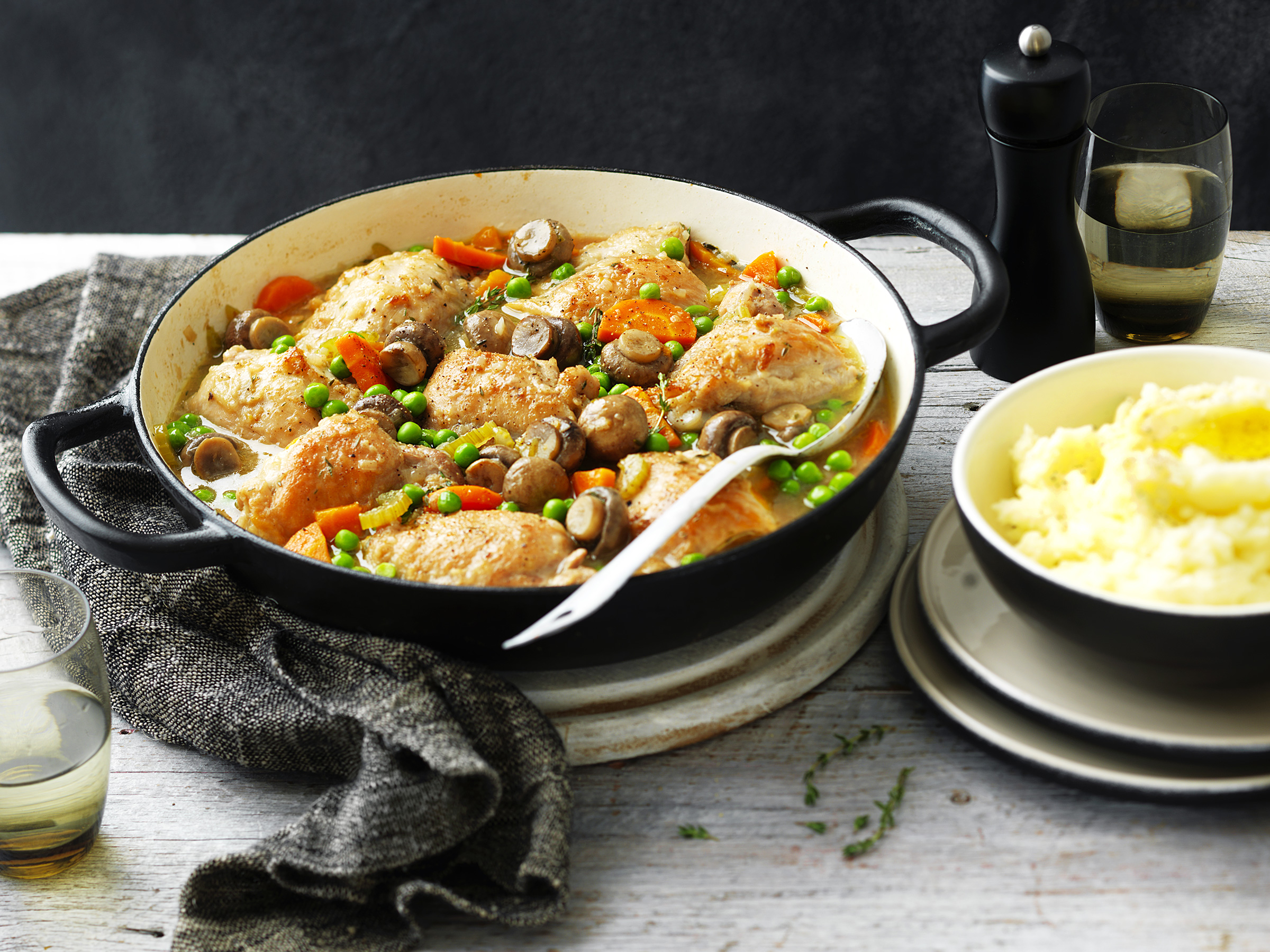 One-Pot Chicken &amp; Mushroom Casserole | Australian Mushrooms