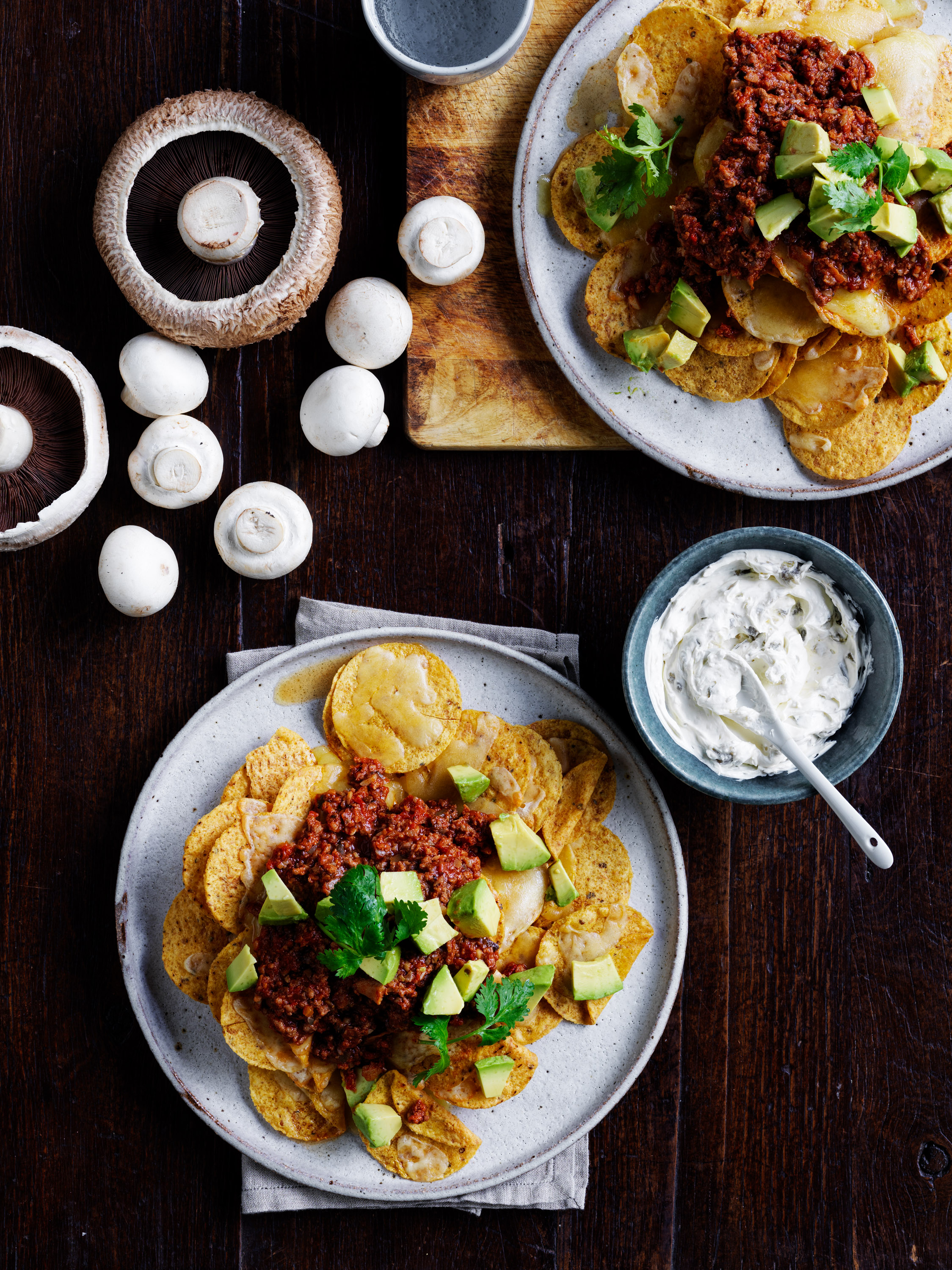 Mushroom Bolognese Nachos | Australian Mushrooms