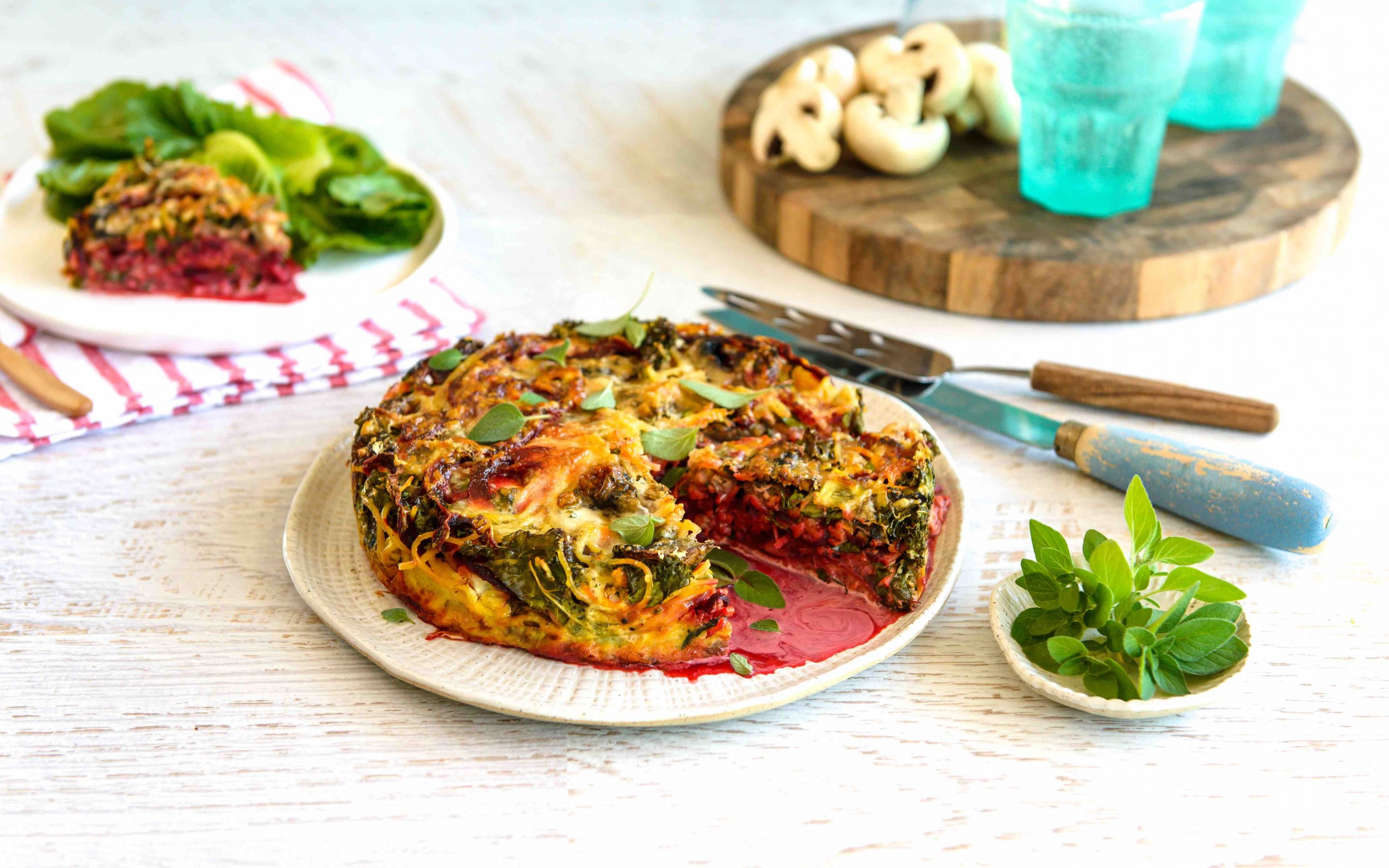 Colourful Mushroom Pasta Bake | Australian Mushrooms