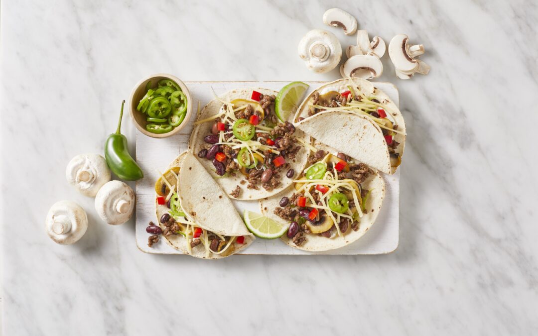 Chilli Con Mushroom Tacos