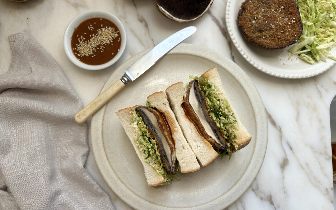 Mushroom and Sesame Katsu Sandwich x Courtney Roulston