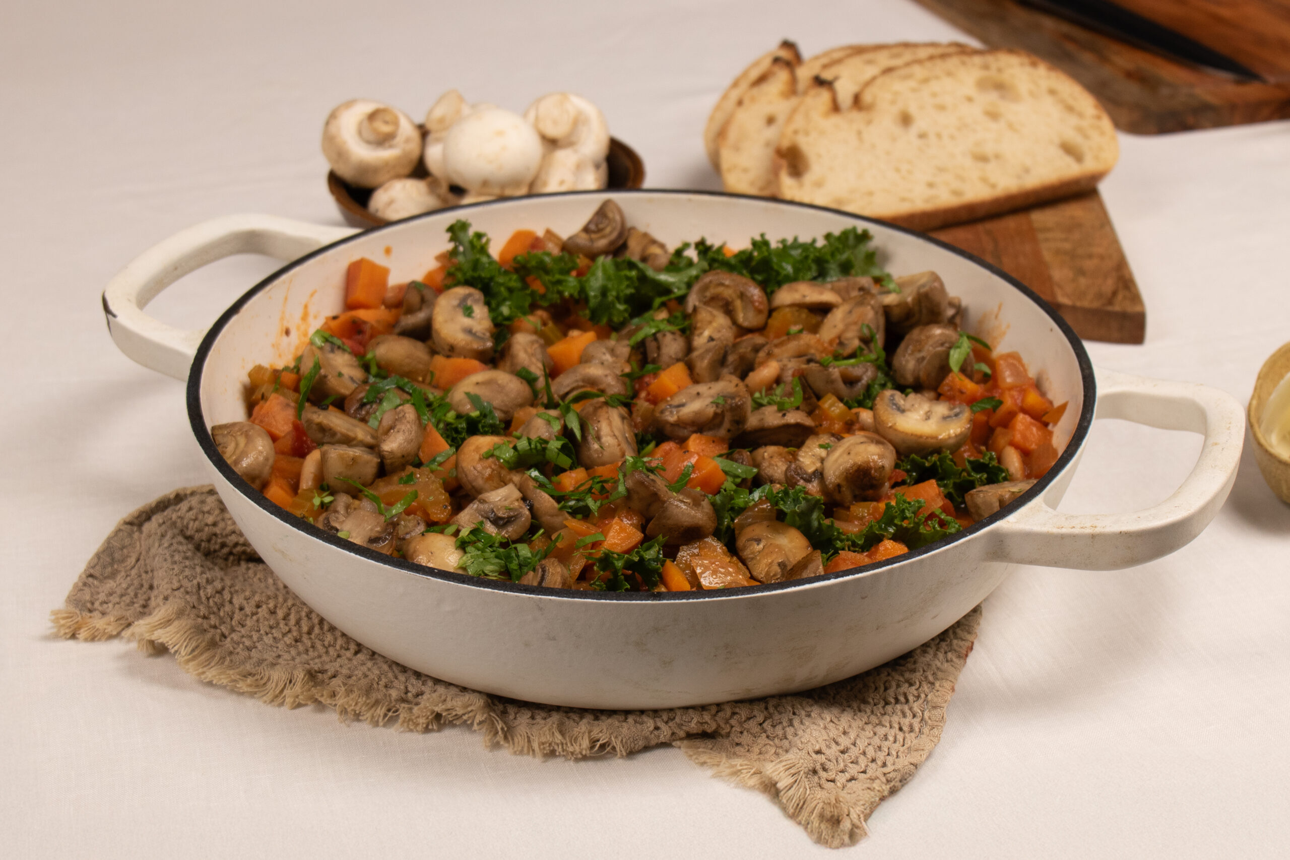 Mushroom Winter Stew By Sarah Di Lorenzo | Australian Mushrooms