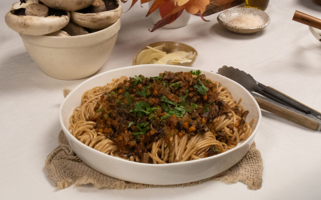 Mushroom Bolognese By Sarah Di Lorenzo