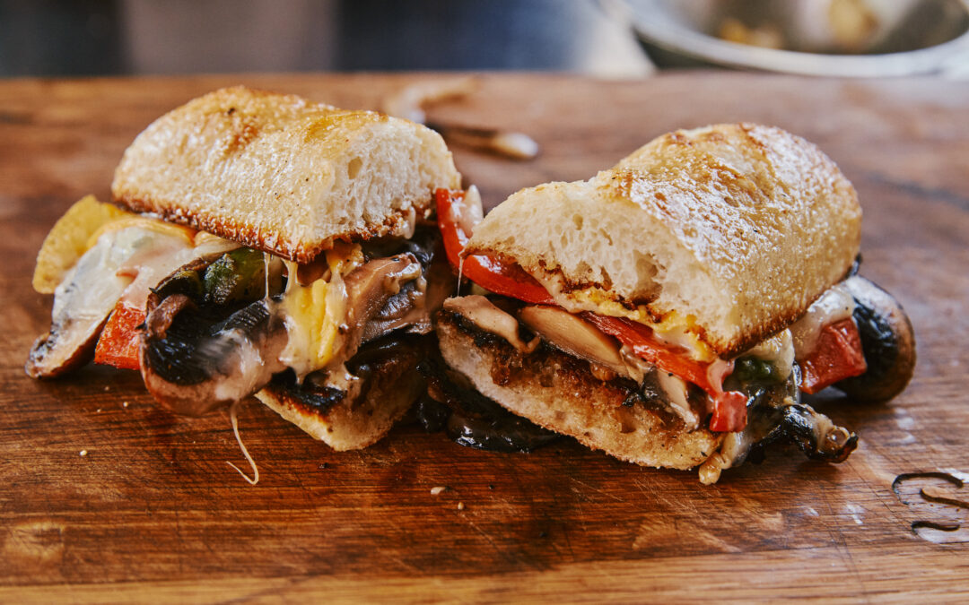 Mushroom Cheesesteak by Snacc Boss Raph Rashid
